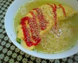 オムレツのせて大満足！塩ラーメン☆作り方7写真