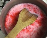 赤寒天牛乳ゼリー作り方5写真