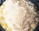 牛切り出しとこんにゃくの煮込み作り方2写真