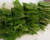 豚肉とザーサイの水菜炒め作り方1写真