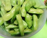 *アヒージョ風・枝豆の直炒め*作り方1写真