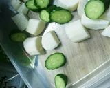 キュウリと長芋のわさび漬け作り方1写真