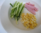 夏はさっぱり☀ごまたっぷりで塩冷やし中華作り方1写真