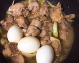 鶏肉の甘辛煮 ♪ 豆板醤入り作り方3写真