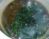 簡単！朝食に♪もずくとワカメのお味噌汁＊作り方2写真