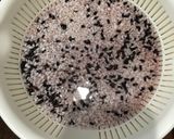 黒米入り☆もちもち鶏梅ごはん作り方1写真