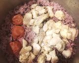黒米入り☆もちもち鶏梅ごはん作り方4写真