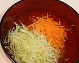 韓国屋台の野菜たっぷりトースト。作り方1写真