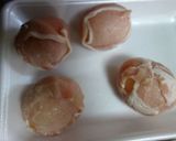 冷凍卵の肉巻煮作り方1写真