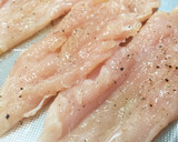 チーズin♡こんがりささみのパン粉焼き♡作り方1写真
