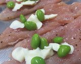 チーズin♡こんがりささみのパン粉焼き♡作り方2写真