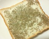 蒸し黒豆の塩昆布和トースト　黒酢ジュレ作り方3写真