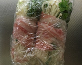 簡単おつまみえのきとカイワレの豚肉巻き作り方3写真