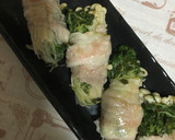 簡単おつまみえのきとカイワレの豚肉巻き作り方6写真