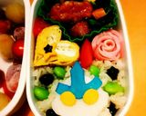 ウルトラマンギンガのキャラ弁当★作り方2写真