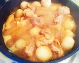 鶏肉と里芋の煮物作り方5写真