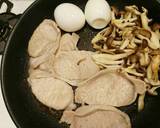 我が家のしょうが焼き！半熟卵添え作り方8写真