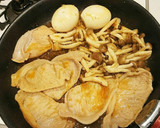我が家のしょうが焼き！半熟卵添え作り方9写真