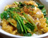 家計に優しい～揚げ玉とそぼろの卵とじ丼～作り方9写真