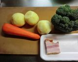 野菜のチーズ焼き　息子のダイエット食作り方1写真