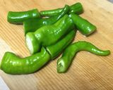 鱧と万願寺とうがらしの煮物作り方2写真