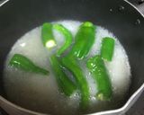 鱧と万願寺とうがらしの煮物作り方5写真