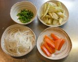 根曲り竹と生ハムの和風パスタ作り方1写真