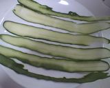 きゅうりと人参のクルクルリボン作り方1写真