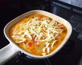 夏野菜とチーズのスパニッシュオムレツ作り方3写真