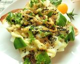 玉葱×ピーマンのごま塩カレートースト作り方6写真