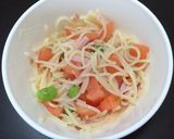 離乳食後期 夏野菜の冷製パスタ作り方7写真