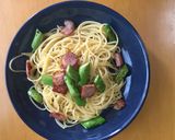 アスパラガスとベーコンの柚子ソースパスタ作り方5写真