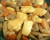 鶏胸肉が♡めちゃ柔らか～鶏ごぼうさん煮♬作り方6写真