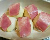 丸ごと玉ねぎ ベーコン＆チーズのせ作り方2写真
