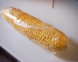 バター醤油味の焼きトウモロコシ作り方1写真