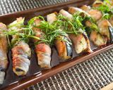 茄子の豚バラ肉巻き　あっさりポン酢仕立て作り方4写真