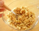 めんたいクリームパスタonくるみ納豆♪作り方1写真