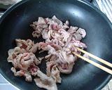 ★豚肉とナスとピーマンのみそ炒めです♪作り方1写真