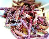 胡麻たっぷり紫芋けんぴ作り方6写真