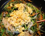 豆苗 無国籍風？炒め作り方4写真