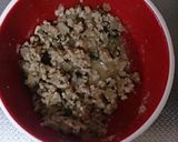 ｻｯﾎﾟﾛ一番で挽き肉の甘辛麺♪作り方1写真