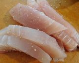 メカジキのステックカレーフライ作り方1写真