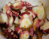半夏生♡たことウニの和え物☆わさび醤油作り方4写真