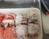 はんぺんと豚肉の梅肉巻き作り方7写真