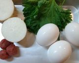 美味しい出汁巻き卵梅とろろかけ作り方1写真