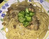 緑のサヴァ缶で、夏向きさっぱりパスタ♪作り方5写真