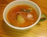 簡単♪トマトと夏野菜スープ作り方5写真