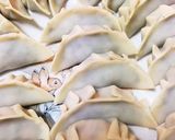 小松菜 にんじん ニラたっぷり焼き餃子作り方3写真