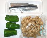 魚・とびうおの簡単にんにく塩焼き・塩炒め作り方1写真
