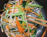 鰹のビビンバ風丼作り方3写真